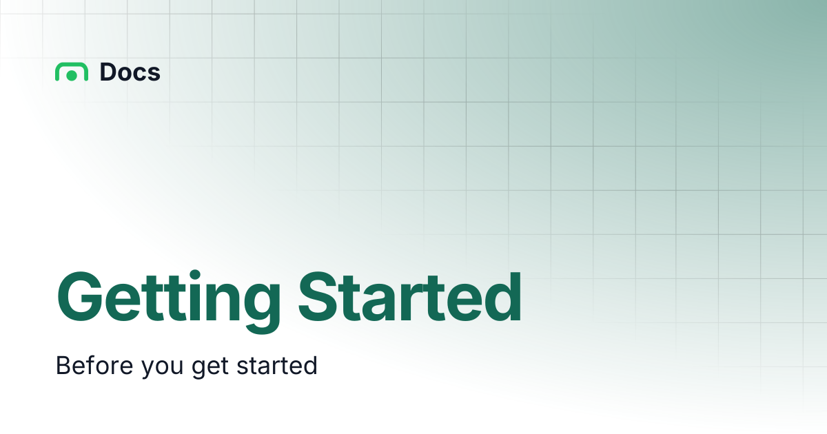 Getting Started | Docs